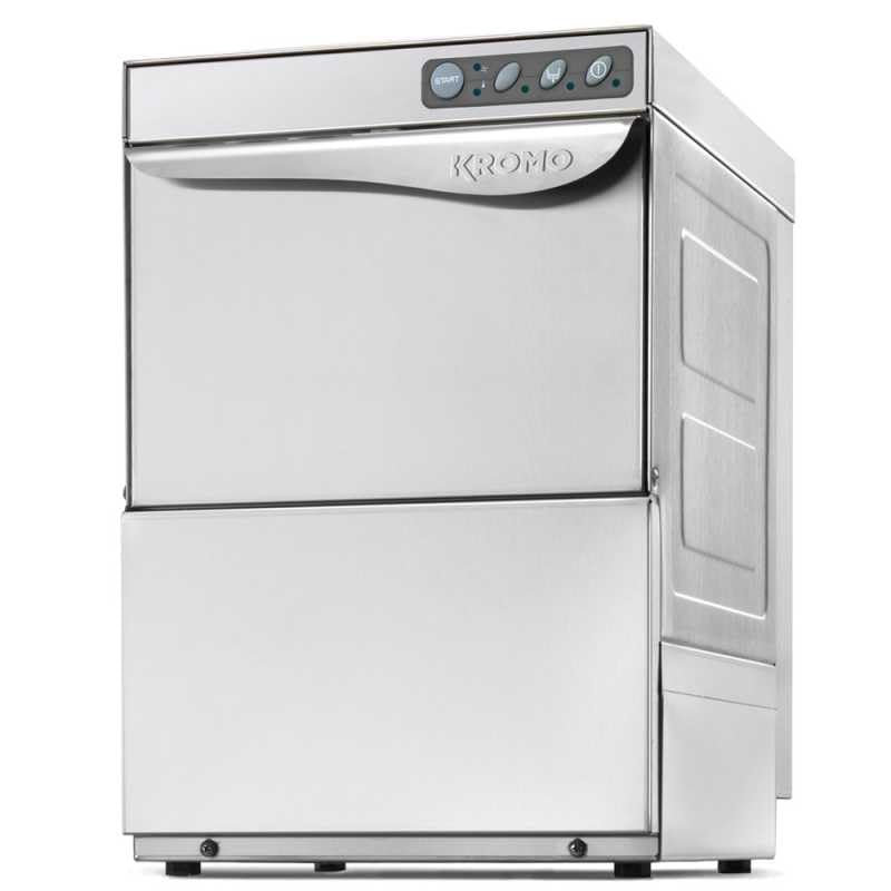 MBH - Lave-verres professionnel KROMO AQUA 35 inox avec pompe de vidange. Lave-vaisselle pour les...