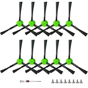 Dhoua 10 Packs Replacement Side Brushes Compatible with iRobot Roomba e, i, & j Series E5, E6, i1, i1+, i3, i3+, i4, i4+, i6, i6+, i7, i7+, i8, i8+, j7, j7+ Plus, Combo j7+ Robot Vacuums