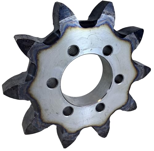 Single Cylinder Repair Genuine OEM Dig Chain Sprocket, 10tooth Compatible with Barreto 13STKH-16STKB, 20RTK - 23RTK, 1324D - 1624D, 1824TK - 2324TK Series Trencher 02710B