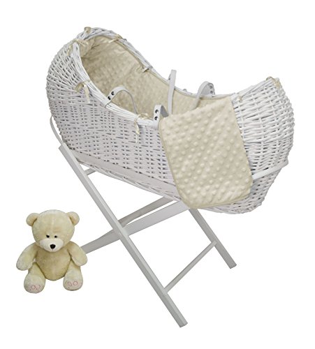 Cuddles Collection, Culla in vimini, Bianco