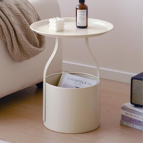 Table d'appoint Double avec Panier anti-chute petits espaces - 3