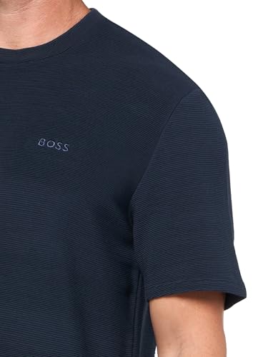 BOSS Men's Soft Ribbed Short Sleeve T-Shirt3