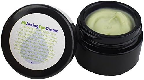 Living Libations - Organic All Seeing Opulent Eye Crème | Natural, Wildcrafted, Vegan Clean Beauty (0.17 oz | 5 mL)
