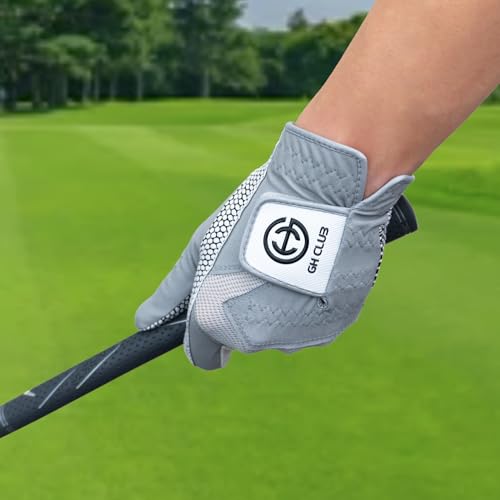 Gh Club Men'S Polyurethane Non-Slip Synthetic Leather Golf Gloves Two Left Hand Gloves  thumb #6