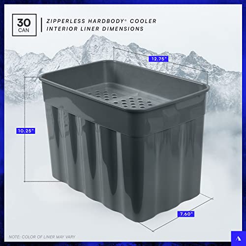 Arctic Zone Titan Deep Freeze Cooler - 30 Can Zipperless Hardbody Cooler - Deep Freeze Insulation, Hardbody Liner, And Smartshelf #TOP5