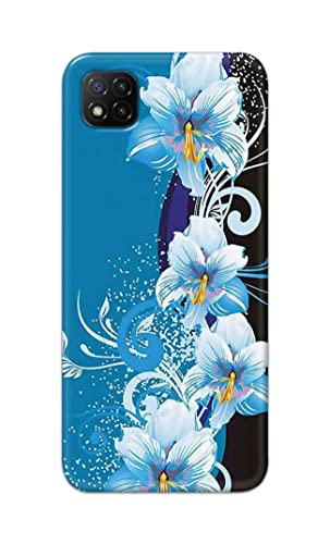 Image of PRINTFIDAA Beautiful Floral Design Printed Designer Hard Case for Poco C3 Back Cover -(e) RPM1006