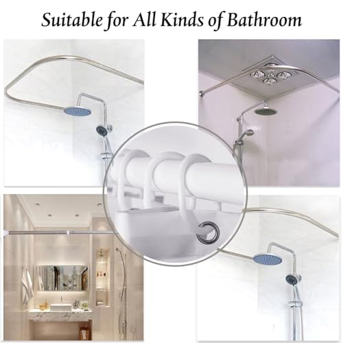 Homewelle Kids Quotes Shower Curtain Inspirational Cartoon Ocean Sea Animals Colorful Let You Light Shine Classical 60Wx72H Inch English Letter for Child Waterproof Polyester Fabric Bathroom Bathtub - Image 7