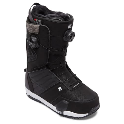 DC Men's Judge Step On BOA Snowboard Boots, Black, 10.5