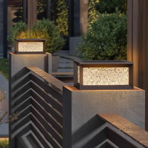 Farolas exteriores LED de 11 pulgadas para iluminar tus terrazas y jardín con estilo 7