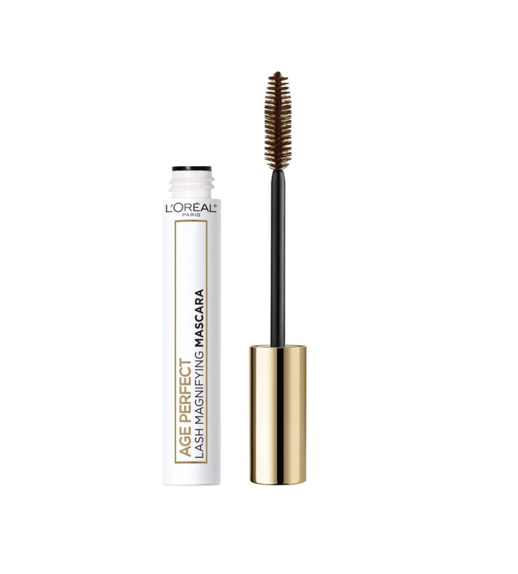 L'Oréal Paris Age Perfect Volume Mascara - Brown, Fuller & Thicker Eyelashes, Sensitive Eyes, 1 x 7.4 ml