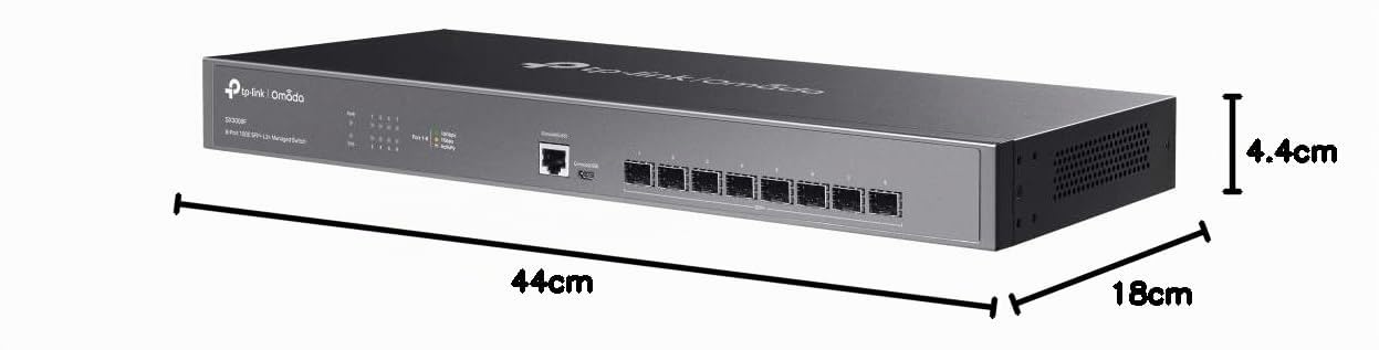 TP-Link Omada TL-SX3008F Switch administrable L2+ 8 Ports 10G SFP