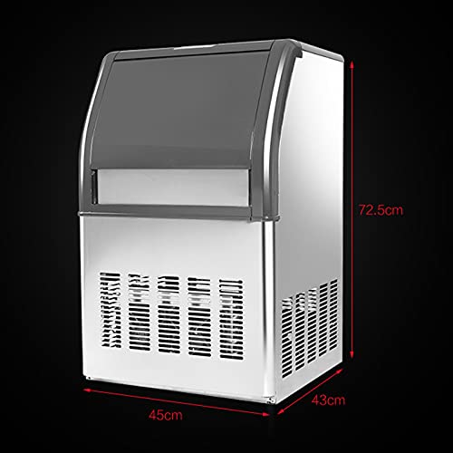 MHGD Arbeitsplatten-Eismaschine, weiches EIS, tragbarer Eiswürfelbereiter, Arbeitsplatte, Eismaschinen aus Edelstahl… – Bild 7