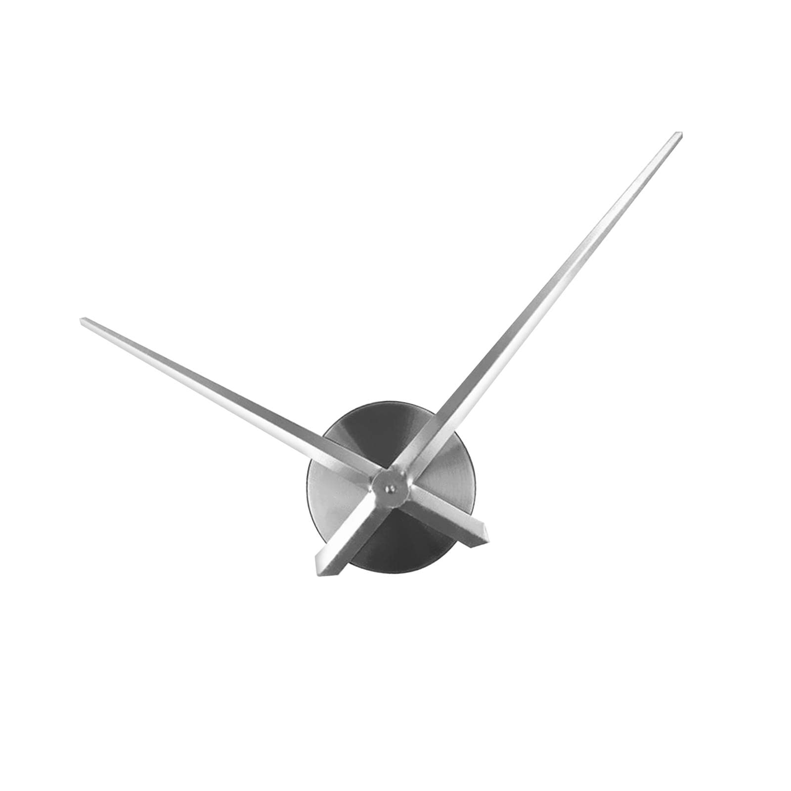Clock Movement Clock Accessories Long Shaft for Office Kitchen Bedroom Silver-image-31