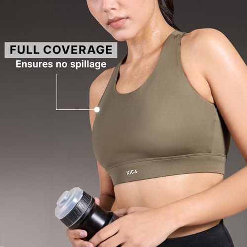Image of Kica Luxe Crostini Full Coverage and High-Impact Sports Bra for Gym