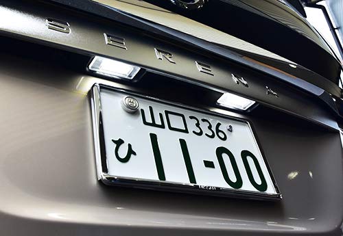RZG 2 x luci LED per targa bianche Canbus per 2017+ Duster MK II Serena C27 2021+ Qashqai J12