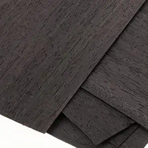 EleXAR Black Wooden 5x Guitar Headplate Head Veneer Shell Sheet Plywood Wood Sheets for Crafts Headstock Decorative Tool Parts Wood