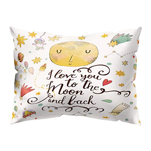 FossenHyC Halloween Fundas de Cojín 30x50, Fundas de Cojines con Cremallera Impresión de Elemento de Halloween, Fantasma, Araña, Calabaza, Bruja