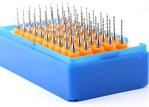 Drill Bits For Tungsten Carbide PCB Drill Bit 50pieces/set Circuit Board Mini Drill Drill Wood Ceramic Tool Milling Machine Attachment - (Hole Diameter: 1.05mm 50PCS; Shank Shape: 3.175mm)