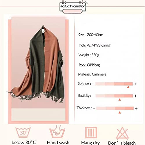 Écharpe cachemire mesdames wrap doux étoffe noble et chaude