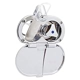 Ambassador Marine Trinidad- Transom Shower (Cold Only), Chrome Cup & Lid, Hammer-Head Warm White Sprayer, 6' Stainless Steel Hose, Chrome Trinidad Handle - 136-0216-CW-W