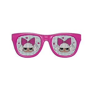 Unique Party 79131 – Pinhole LOL Surprise Novelty Bril Party Bag Fillers, Pack van 4