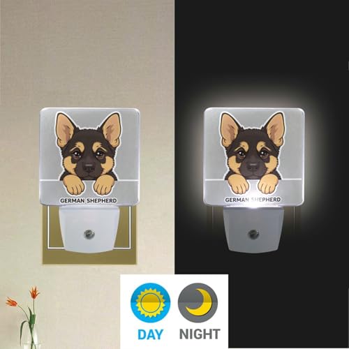 Lámpara de noche LED para niños Aslsiy perro pastor alemán miniatura 5