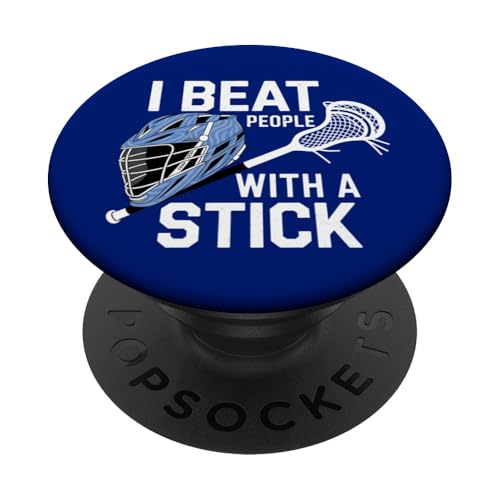 Los jugadores de lacrosse String 'Em Up diseñan Lax Attack PopSockets PopGrip Adhesivo