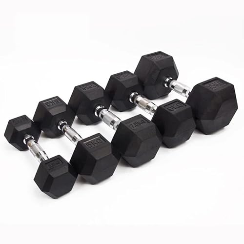 Equipped Gym - Weights Dumbbells Set With A Shaped 6 Tier Rack Stand. 2.5kg-15kg Pairs Cast Iron Gym Weights. Gym Equipment For Home And Commercial Use For Both Men And Women - Image 8