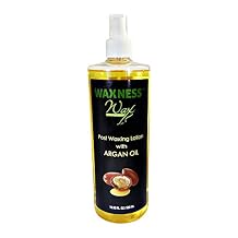 Waxness Post Waxing Argan Oil Lotion 16.9 oz 500 ml Lightweight After Wax Lotion, Removes Wax Residue & Moisturizes Skin Made in Italy