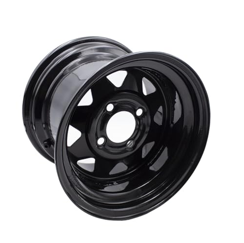 12x8.5 WHEEL RIM for Zero Turn Mowers Garden Lawn Tractors 12 x 8.5 For Kubota John Deere, 4 Lugs Bolt Circle 4 inch,backspace 3.25 inch