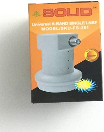 Solid Universal FullHD DTH LNB for Tatasky, Videocon, Airtel, Sundirect, Independent/Reliance Digital Big TV (Grey)