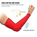 LTLCLZ 1Pcs Arm Sleeve Armband Elbow Support Basketball Arm Sleeve Breathable Football Safety Sport Elbow Pad Brace Protector,Blue,XXL
