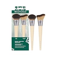 Ecotools Natural Blush and Highlight Duo Brush Set (2-Pieces)