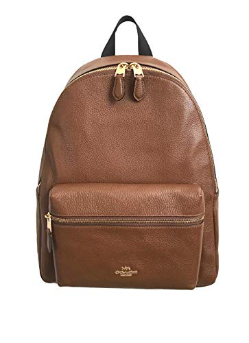 coach mini charlie pebble leather backpack