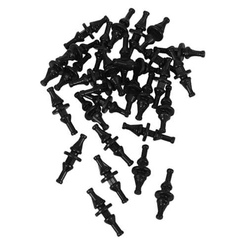 SEWACC 30Pcs Shock Absorbing Fan Rivets Noise Computer Case Screws for Vibration Reduction Elastic Mounting for PC Cooling Fans Black
