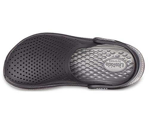 Image of Crocs Unisex Adult Literide Clog, Black /Slate Grey, 8 UK M / 9 UK W (M9W11)