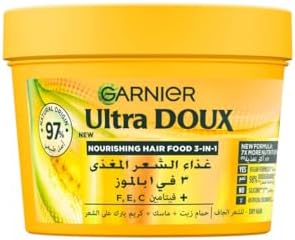 Garnier Ultra Doux Nourishing Banana 3-in-1 Hair Food For Dry Hai...