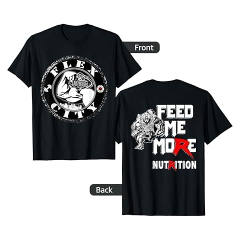 Flex City Feed Me More Nutrition T Shirt Cover
