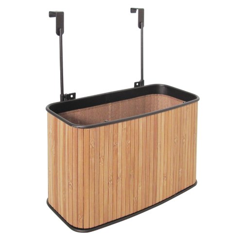 interDesign Formbu Over The Cabinet X7 Basket, Bamboo/Bronze