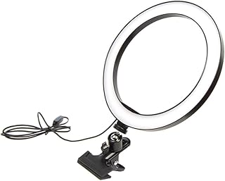 UKCOCO 1pc Shape Light Fill Light Ring Fill Light LED Camera Broadcast Ring Light Portable Ring Light Mini Ring Light Makeup Ring Light LED Ring Light Ring Light with Clip LED