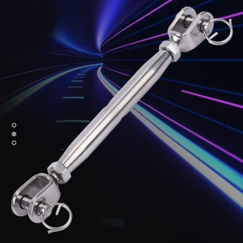 5 Piezas Tensores de Acero Inoxidable M6, Tensores para Cables Perfectos para Ajustar Cuerda, Impermeables y de Alta Calidad miniatura 7