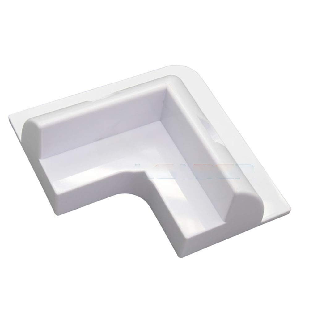 4x Soporte de montaje de panel solar Juego de esquinas Kit Adhesivo Caravana Barco