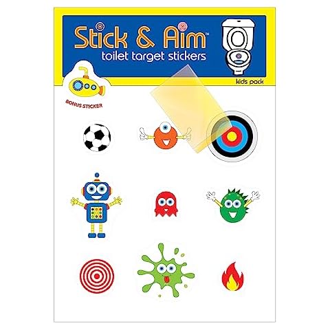 Toilet Target Stickers for Potty Training Cover
