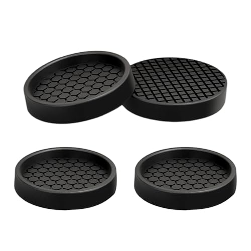 Furniture Sliders - 4 Pack Silicone Anti Skid Cups, Floor Protecting Pads, Caster Furniture Support | Bed Couch Cabinet Sofa Cha