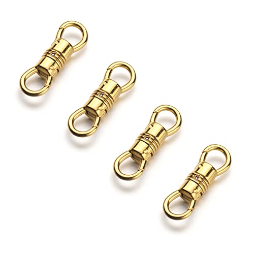 Zpsolution Double Open Swivel Pendant Clasp Connectors Bails for Necklace,