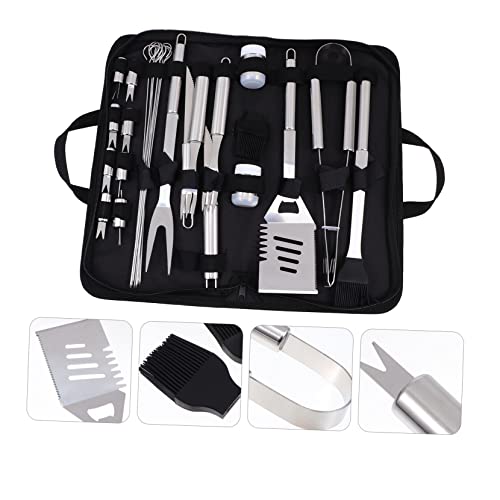 Set portátil de accesorios para barbacoa de acero inoxidable miniatura 3