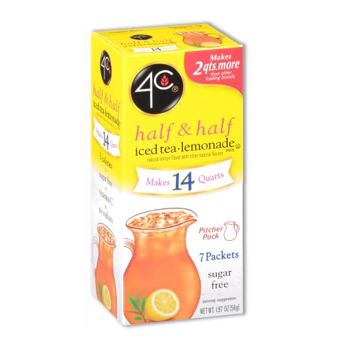 4C Powder Drink Mix, Sugar Free Pitcher Packs, Refreshing Water Flavorings, Makes 2 Quarts Each Packet (Lemonade, 7 Count (Pack Of 3)) #TOP1