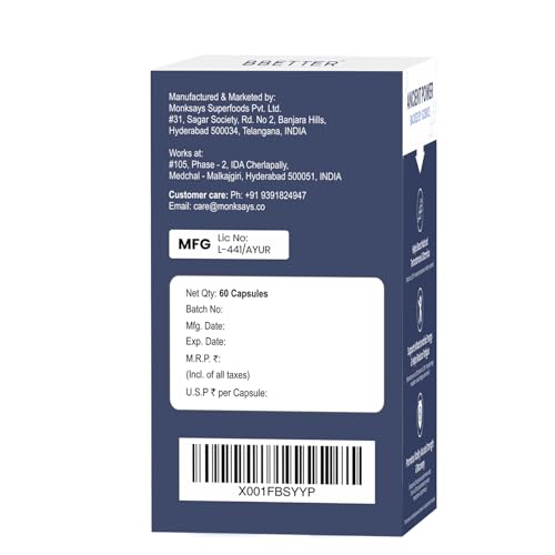 BBETTER Purified Shilajit with PrimaVie Shilajit, Clinically Studied Natural Supplement | Lab Tested Shilajeet for Stamina, Strength, Muscle & Vitality Support for Men | Supports Healthy Testosterone Levels | Pure Himalayan Shilajith Extract - 60 Capsules