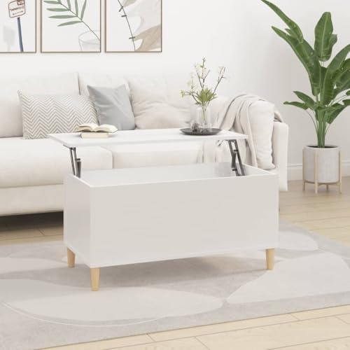 Table basse de salon compacte 90x45 cm pour sublimer les petits espaces