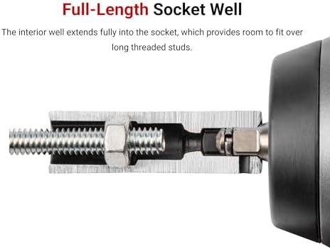 TEKTON 1/2 Inch Drive x 21 mm Deep 6-Point Impact Socket | SID23121 - 2